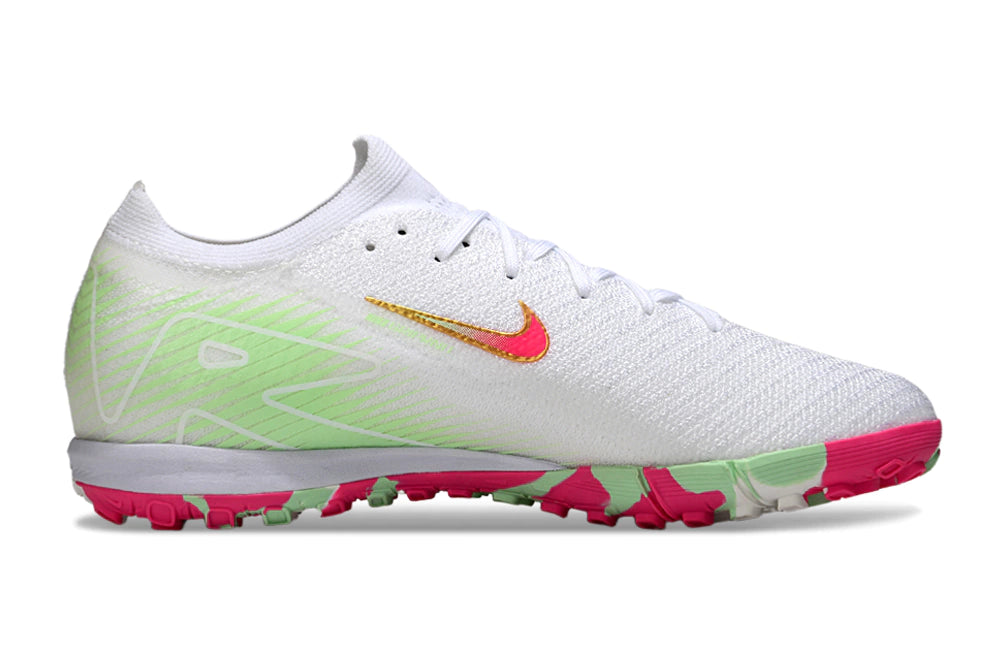 Chuteira Nike Mercurial Vapor 16 Elite Society - Branco/Rosa