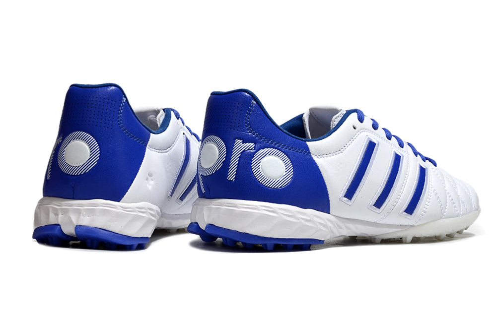 Chuteira Adidas Adipure 11 Pro Society TF - Branco/Azul