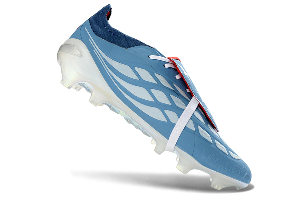 Chuteira Adidas Predator Tongue 26 Elite FG - Azul