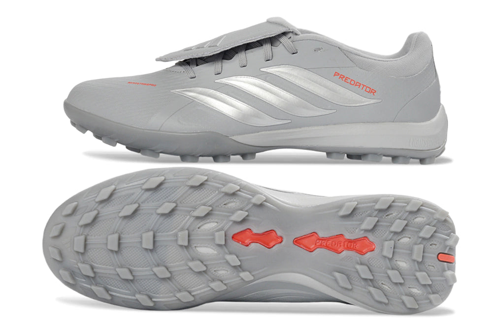 Chuteira Adidas Predator Tongue 26 Society - Cinza