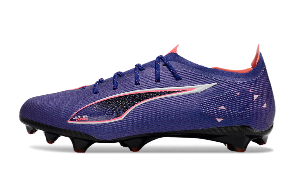 Chuteira Puma Ultra 5 Carbon FG - Roxo/Rosa