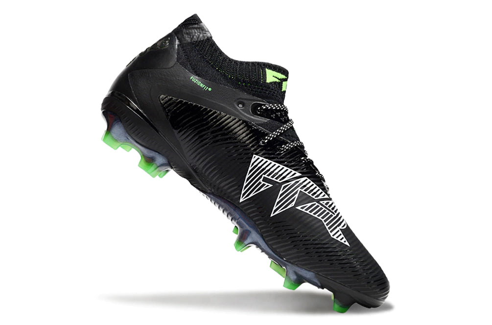 Chuteira Puma Future 8 Ultimate Botinha Campo FG - Preto/Verde