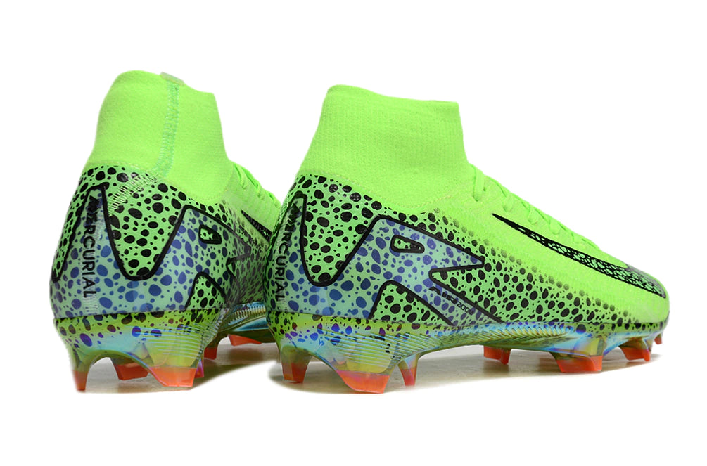 Chuteira Nike Air Zoom Mercurial Superfly 10 Elite Campo - Verde/Preto