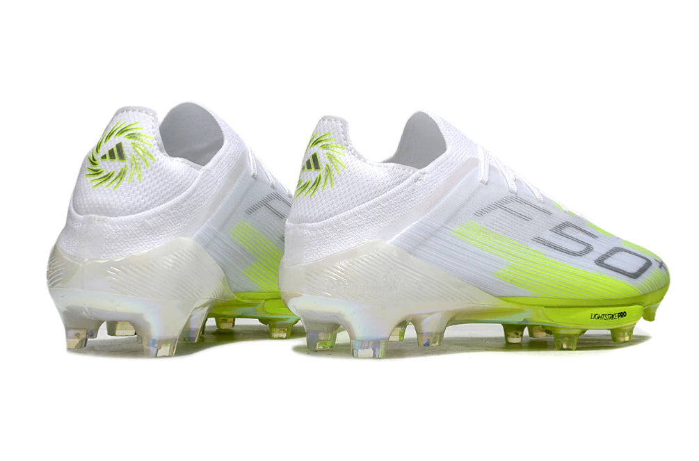 Chuteira Adidas F50.1 Elite Campo - Branco/Verde