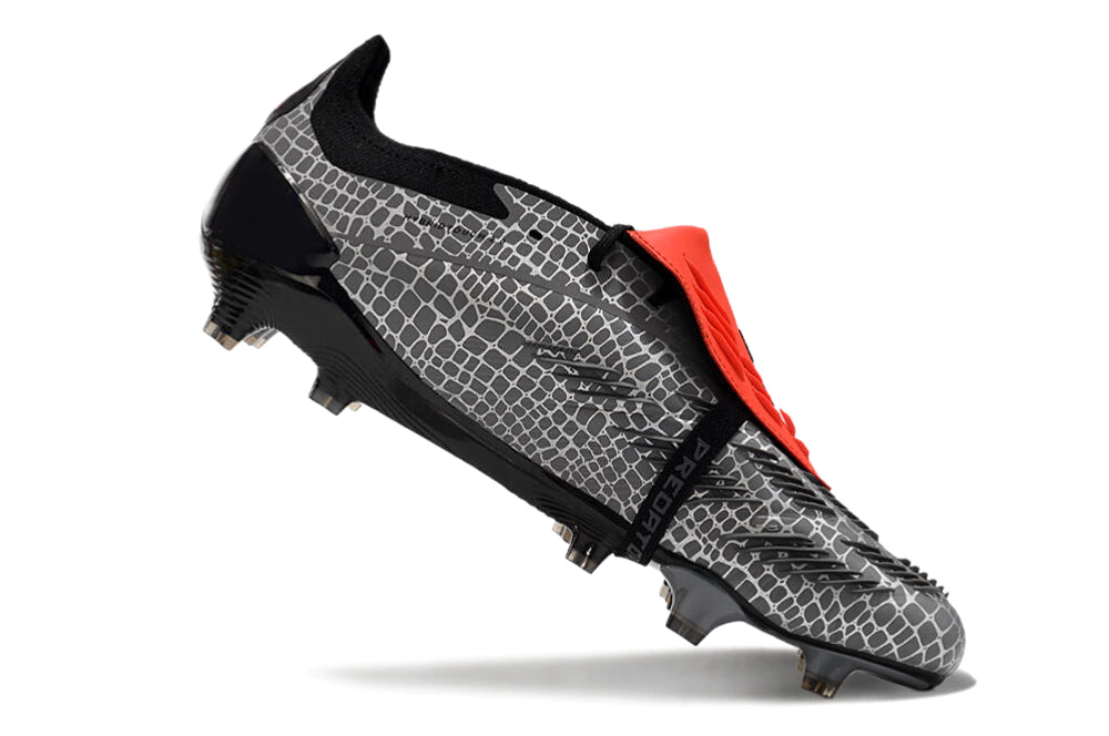 Chuteira Adidas Predstrike Elite Campo - Cinza/Preto