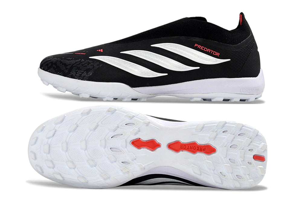 Chuteira Adidas Predator 26 Laceless TF - Preto