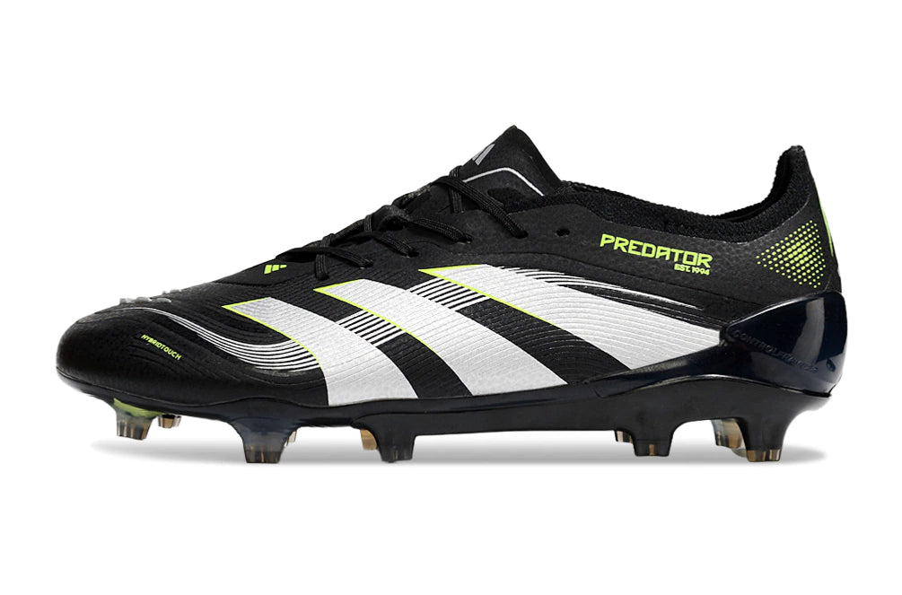 Chuteira Adidas Predator Elite 25 Campo FG - Preto/Branco