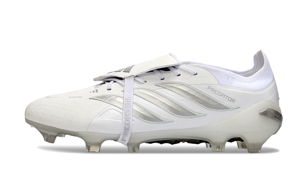 Chuteira Adidas Predator Tongue 26 Elite FG - Branco
