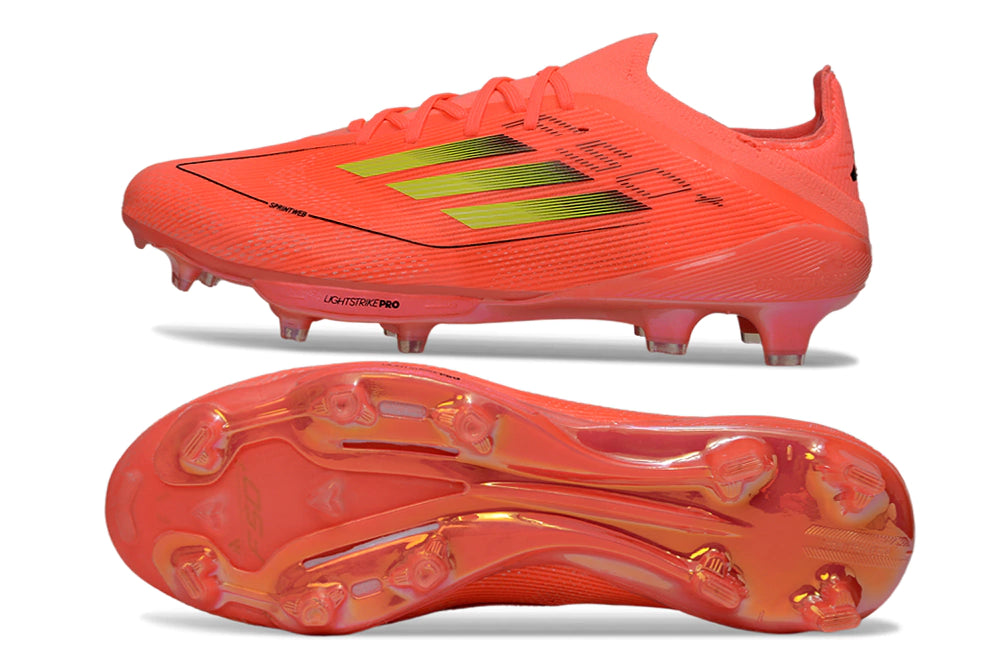 Chuteira Adidas F50.1 Elite Campo - Laranja/Amarelo