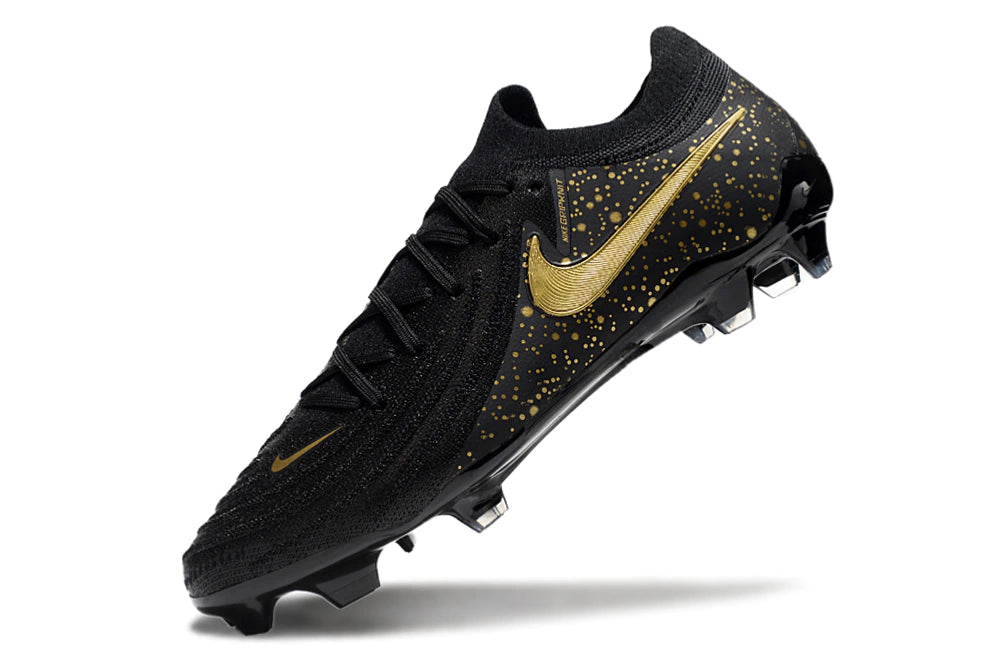 Chuteira Nike Campo Phantom GX2 Elite Campo FG - Preto/Dourado