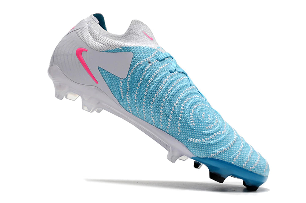 Chuteira Nike Campo Phantom GX2 Elite Campo FG - Branco/Rosa/Azul