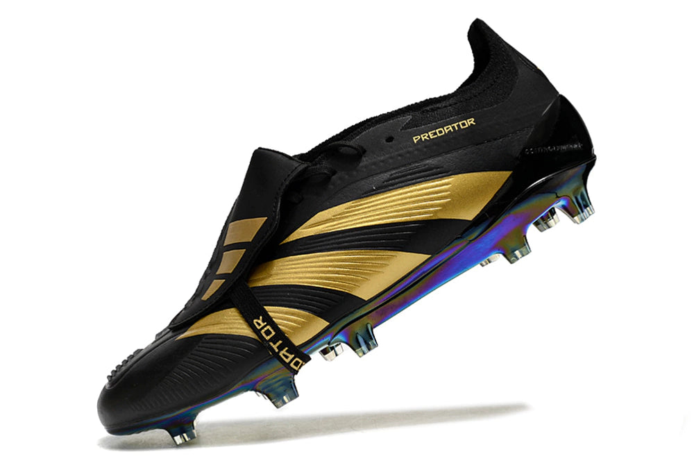 Chuteira Adidas Predstrike Elite Campo - Preto/Dourado