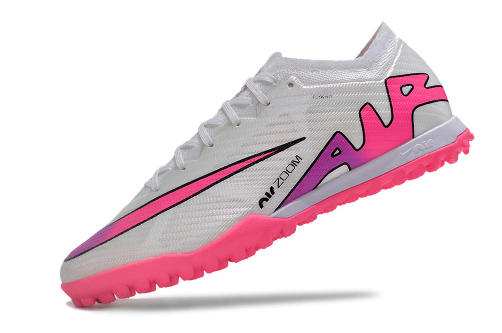 Chuteira Nike Mercurial Vapor 15 Elite Society - Branco/Rosa
