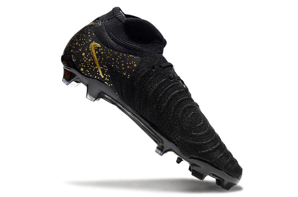 Chuteira Nike Phantom Luna 2 Elite Campo FG - Preto/Dourado