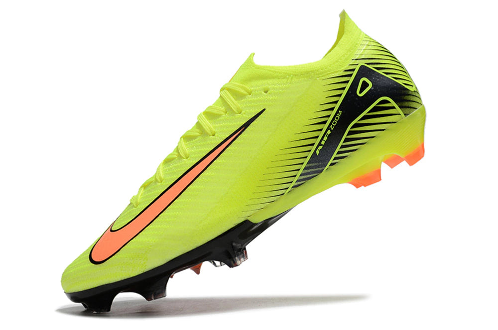 Chuteira Nike Air Zoom Mercurial Vapor 16 Elite FG - Verde/Laranja