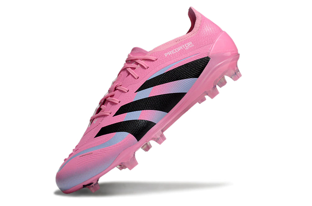 Chuteira Adidas Predator Elite 25 Campo FG - Rosa/Preto