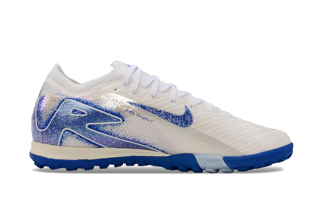 Chuteira Nike Mercurial Vapor 16 Elite Society - Branco/Azul
