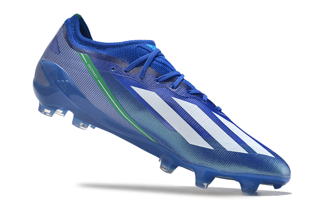 Chuteira Adidas X CrazyFast.1 FG - Azul/Branco
