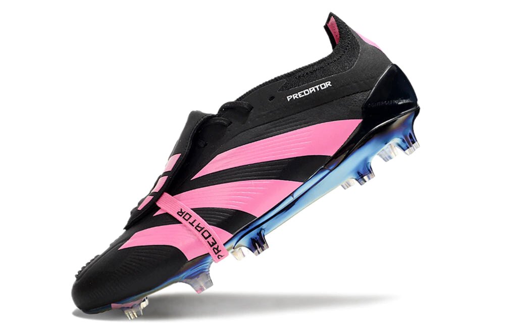 Chuteira Adidas Predstrike Elite Campo - Preto/Rosa
