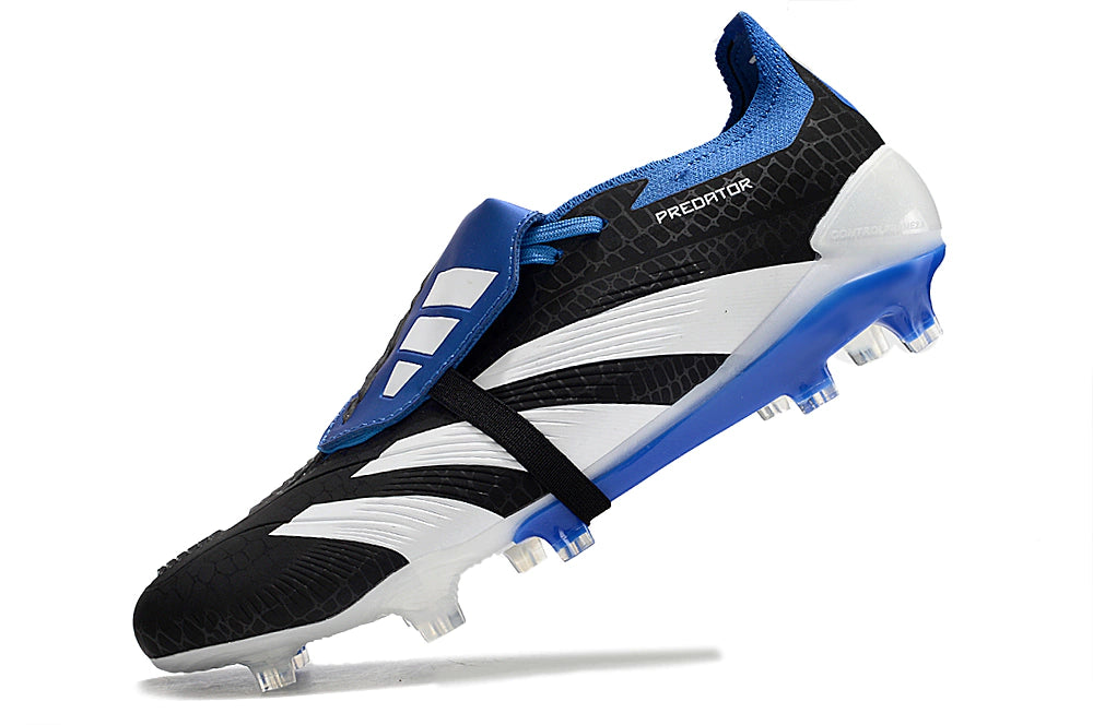 Chuteira Adidas Predstrike Elite Campo - Preto/Azul