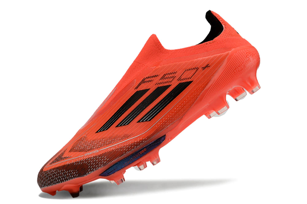 Chuteira Adidas F50+ Elite Campo - Preto/Vermelho
