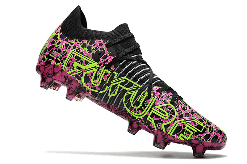 Chuteira Puma Future Z 1.1 Campo FG/AG - Vermelho/Preto