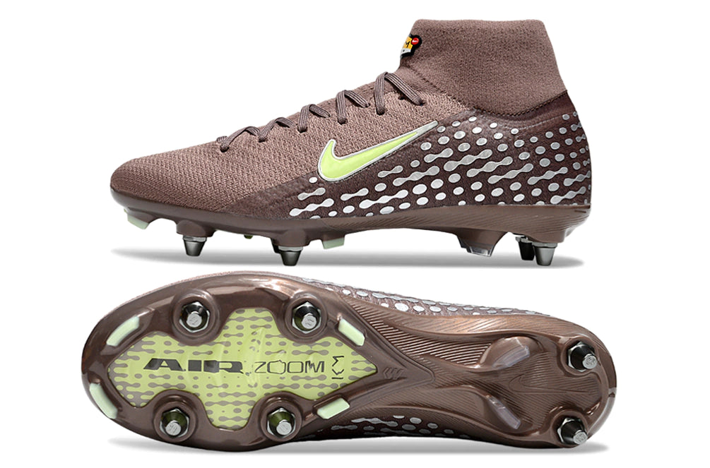 Chuteira Nike Air Zoom Mercurial Superfly 10 Elite SG - Marrom