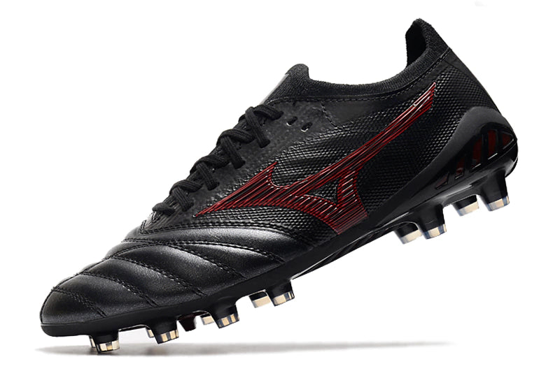 Chuteira Mizuno Morelia Neo 3 Campo FG - Preto/Vermelho