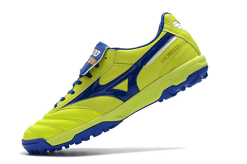 Chuteira Mizuno Morelia Neo 2 Society - Amarelo/Azul