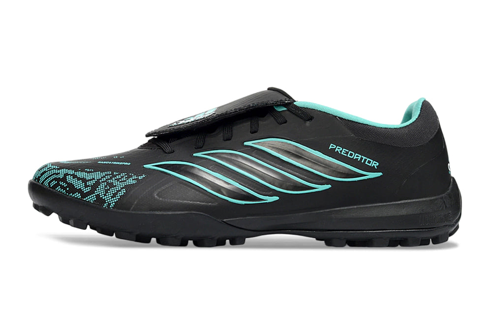 Chuteira Adidas Predator Tongue 26 Society - Preto/Azul