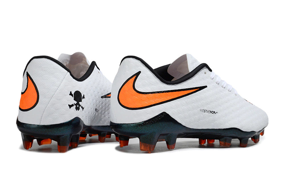 Chuteira Nike Hypervenom Phantom FG - Laranja/Branco