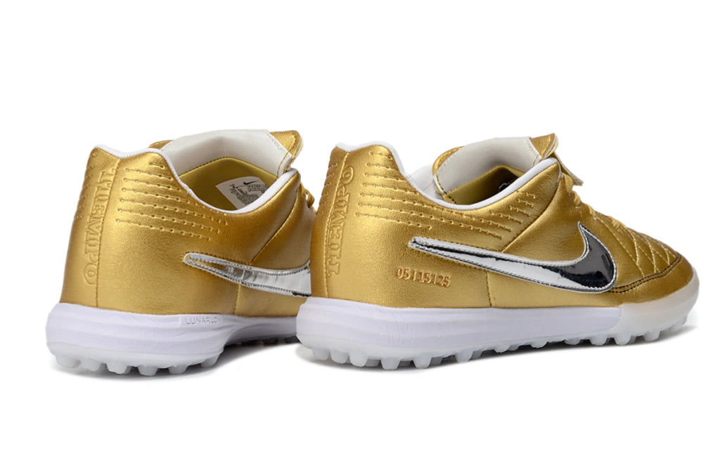 Chuteira Nike Tiempo R10 Society - Dourado