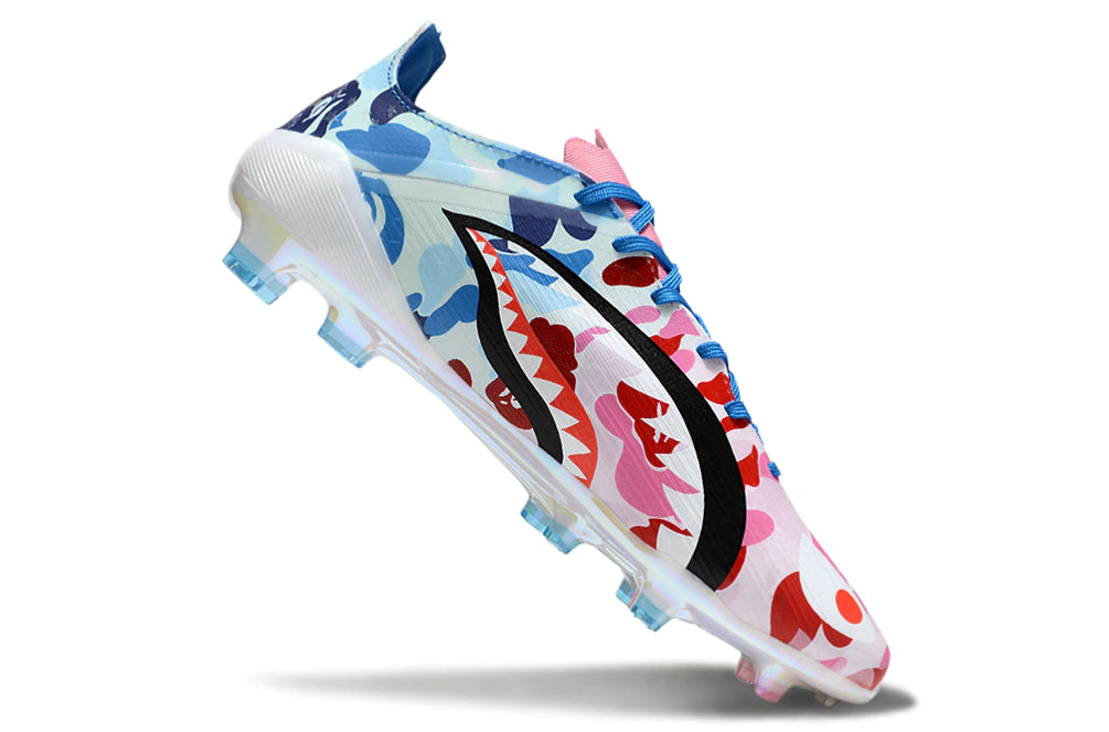 Chuteira Adidas F50 X Campo - Rosa/Azul