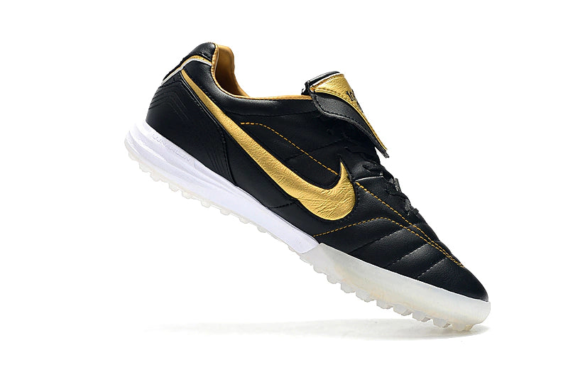 Chuteira Nike Tiempo 10R Society - Preto/Dourado