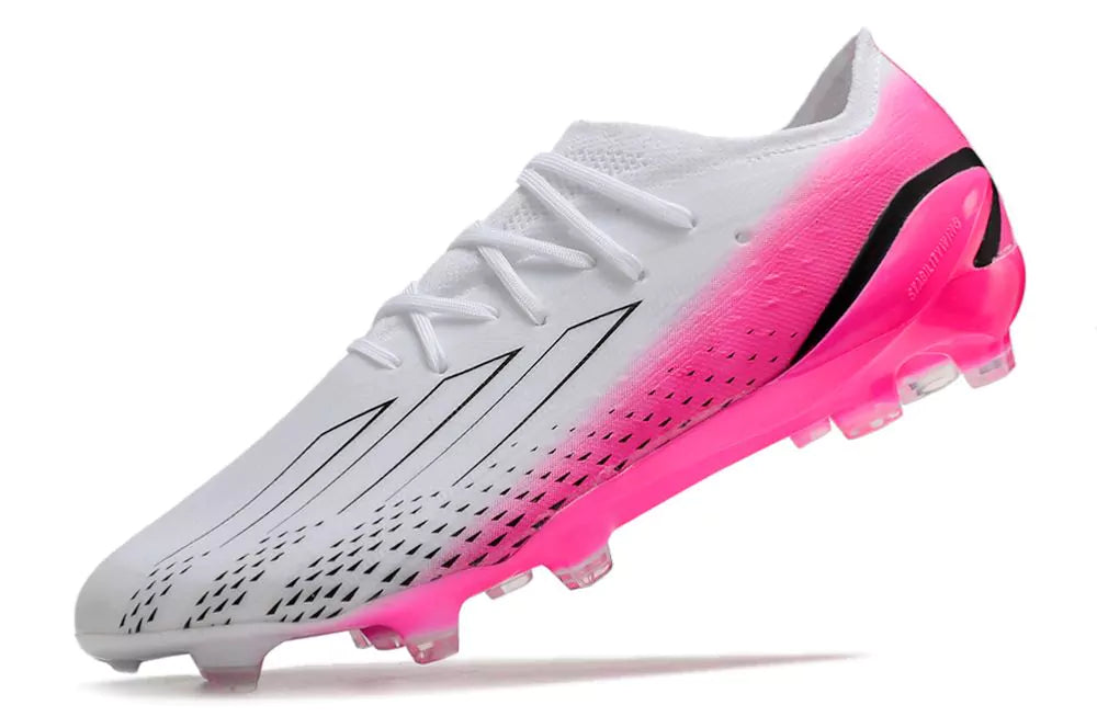 Chuteira Adidas X Speedportal.1 FG - Branco/Rosa