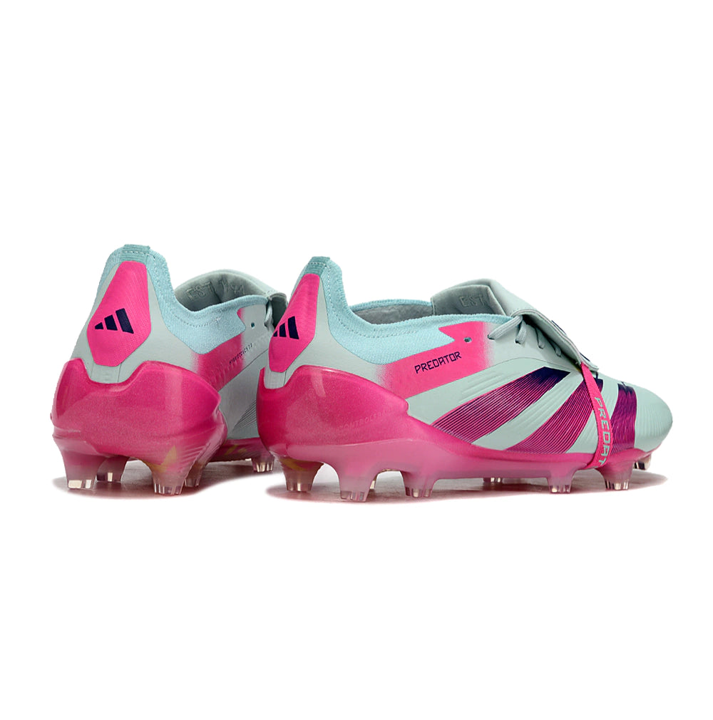 Chuteira Adidas Predstrike Elite Campo - Verde/Rosa