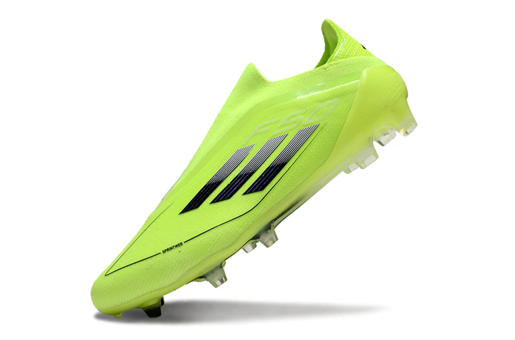 Chuteira Adidas F50 X Laceless Campo - Verde/Preto