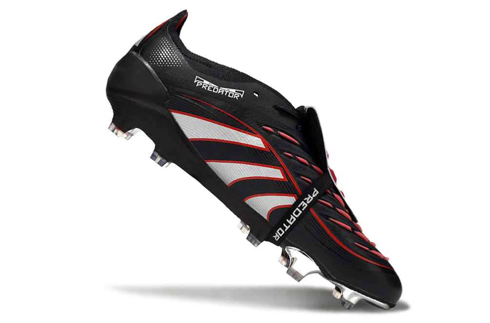 Chuteira Adidas Predator Elite Tongue 25 Campo - Preto/Branco