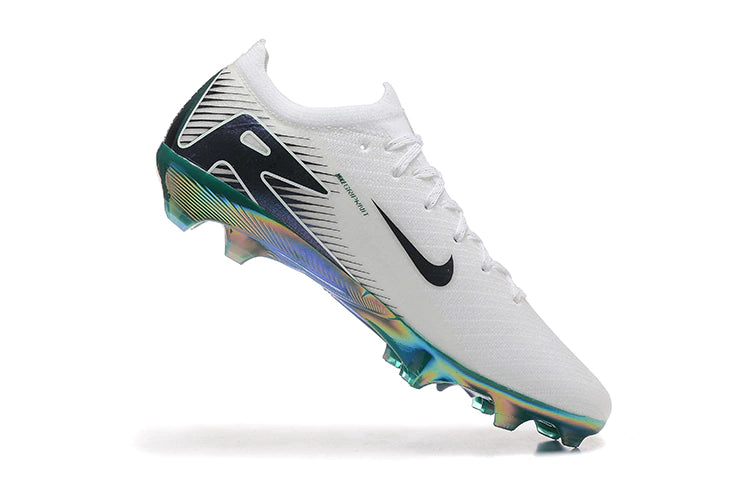 Chuteira Nike Air Zoom Mercurial Vapor 16 Elite FG - Branco/Preto/Verde