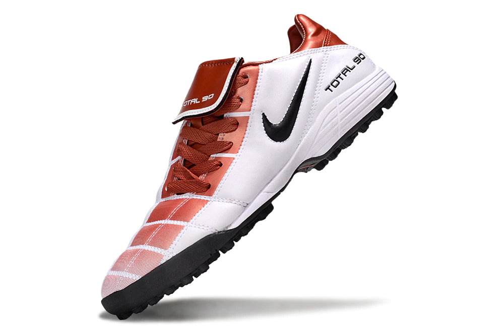 Chuteira Nike Total 90 Society - Branco/Vermelho