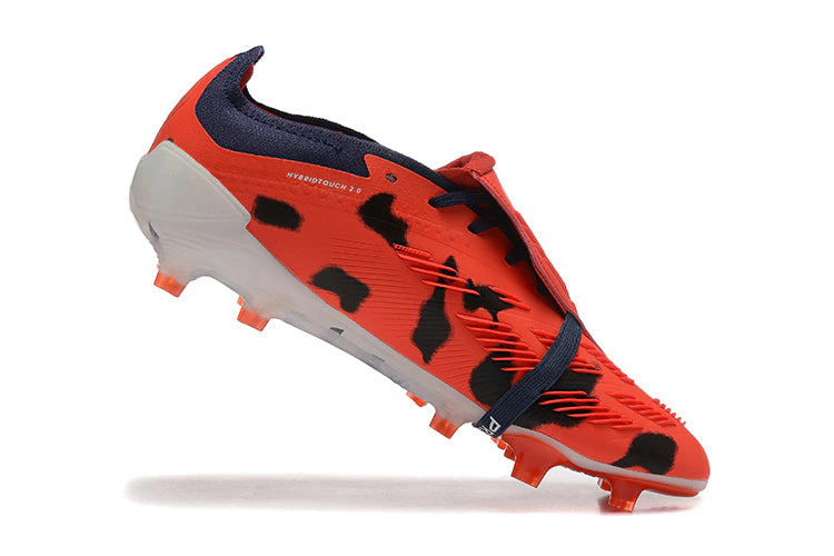 Chuteira Adidas Predstrike Elite Campo - Vermelho/Preto/Branco