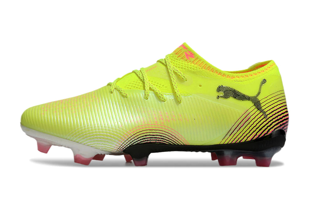 Chuteira Puma Future 8 Ultimate Low Campo FG - Verde/Preto/Branco