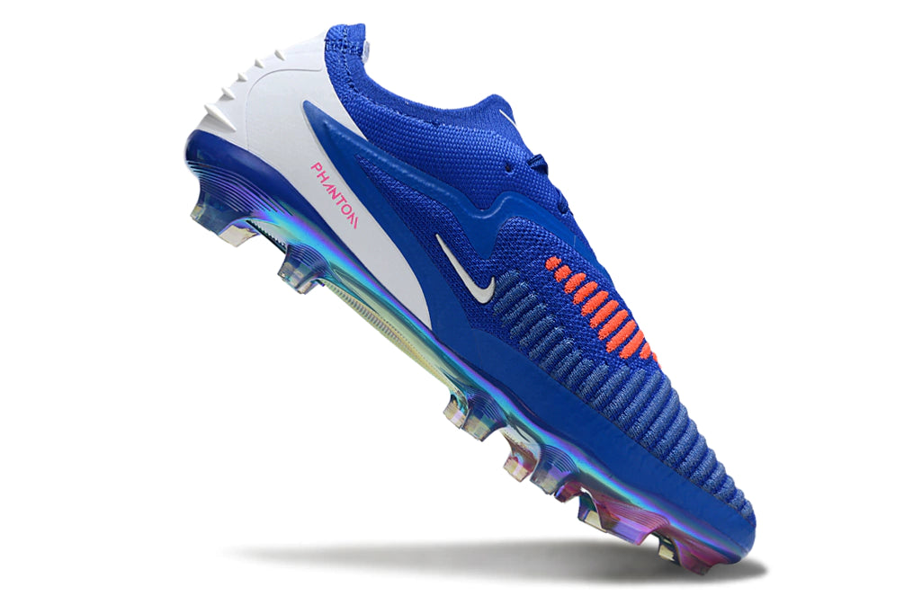 Chuteira Campo NIKE Phantom 6 Elite FG - Azul/Rosa