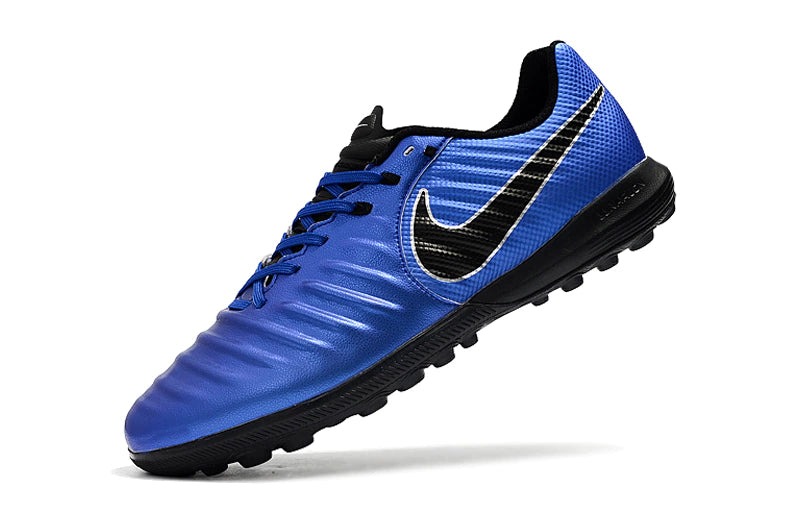 Chuteira Nike Tiempo 7 Finale Society TF - Azul/Preto