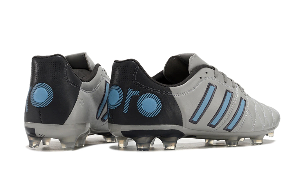 Chuteira Adidas Adipure 11Pro Campo FG - Cinza/Azul