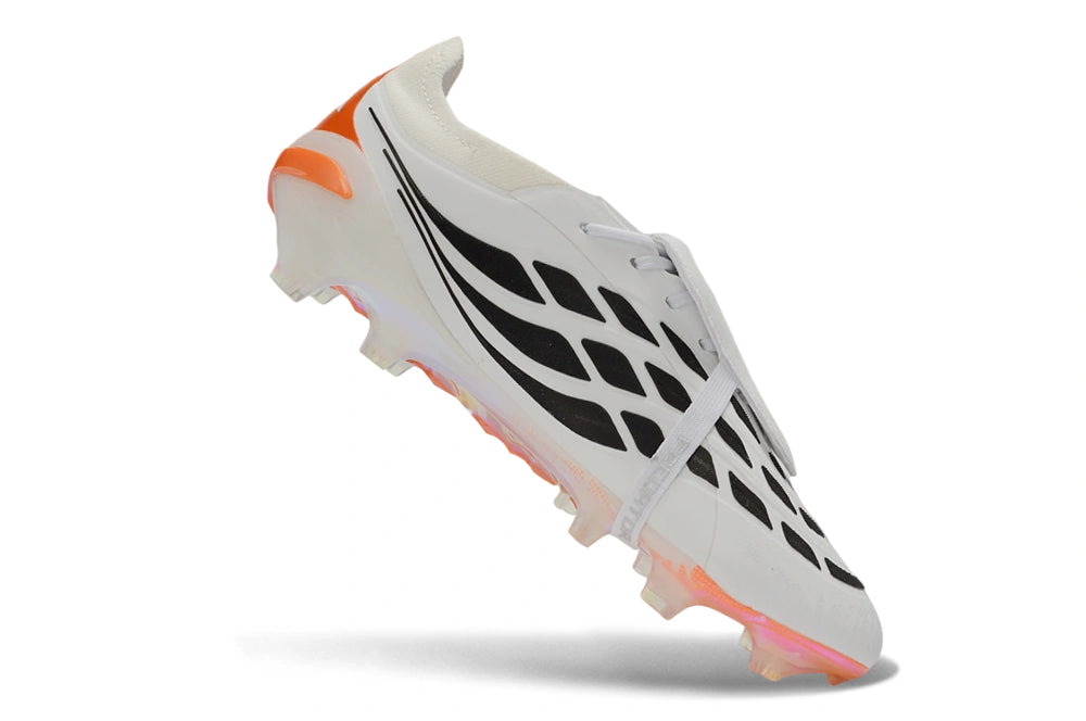 Chuteira Adidas Predator Tongue 26 Elite FG - Branco