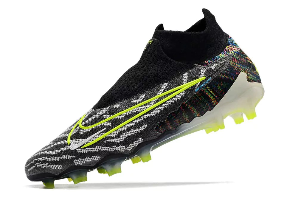 Chuteira Nike Campo Phantom GX Elite FG - Preto/Verde