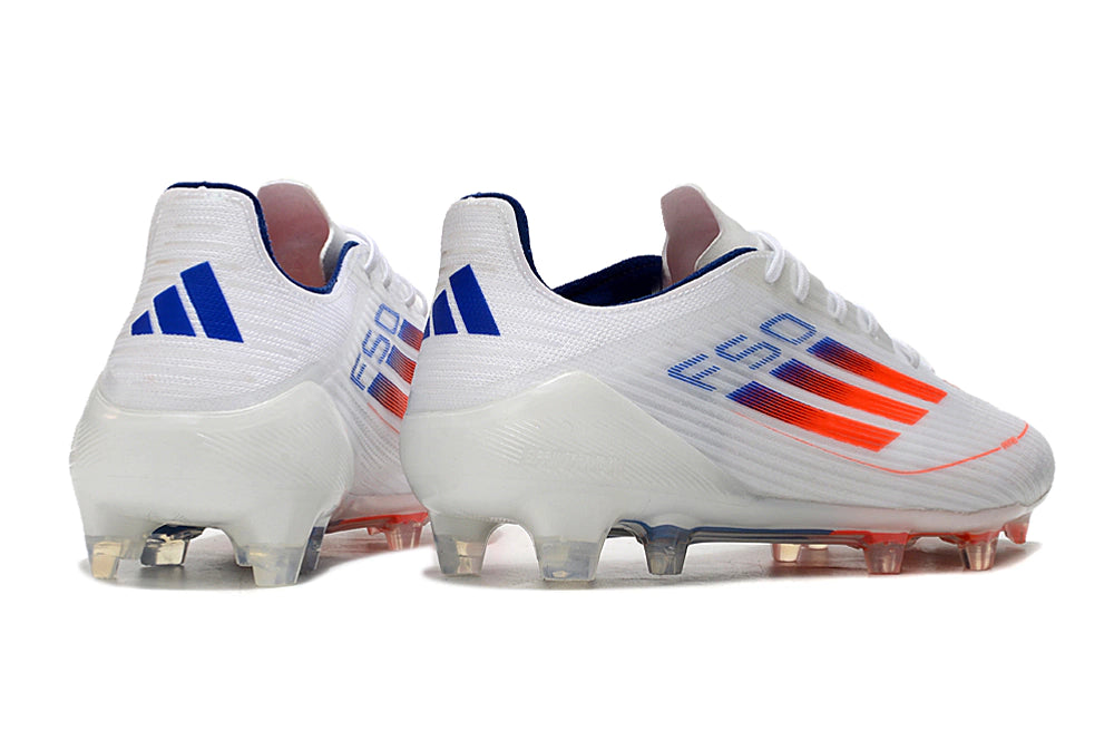 Chuteira Adidas F50 X Campo - Branco/Vermelho/Azul