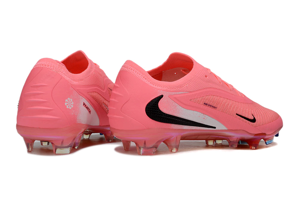 Chuteira Campo NIKE Phantom 6 Elite FG - Rosa/Preto