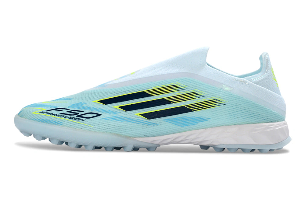 Chuteira Adidas F50 Pro Laceless Society - Azul
